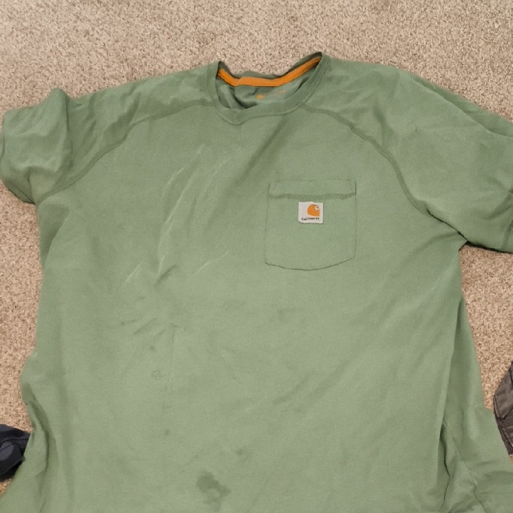 Carhartt Men's Sage Green Short Sleeve Tee